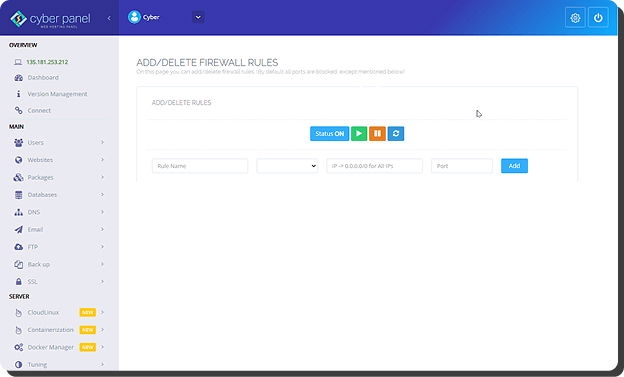 cyberpanel-brandvagg-sakerhet   