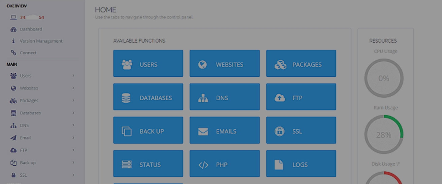 webbhotell-kontrollpanel-dashboard