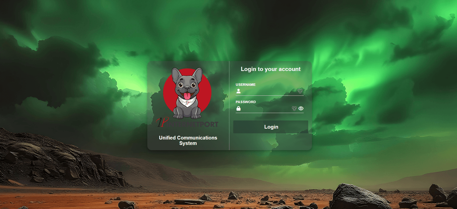 Enhetligt kommunikationssystem inloggning
